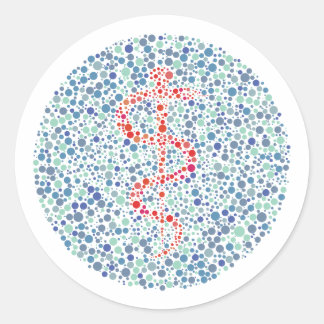 Adesivo O teste de Asclepius Ishihara