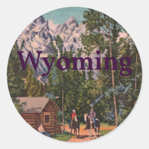 Adesivo O Tetons - o Wyoming grandes