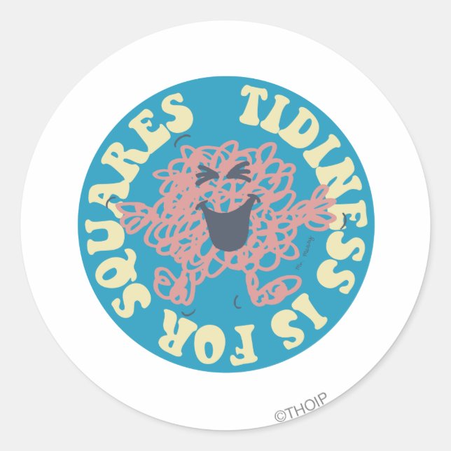 Adesivo O Tidiness É Para Quadrados (Frente)