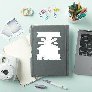 Adesivo O treinador do jogador de softball Fan Engraçado c