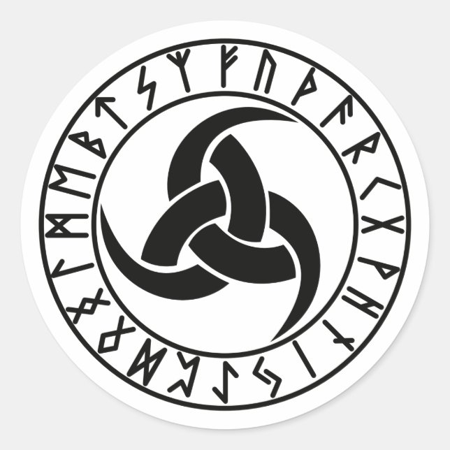 Adesivo O Triskele | Chifre Triplo de Odin (Frente)