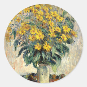 Adesivo O tupinambo de Claude Monet Floresce 1880