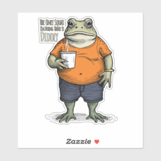 Adesivo O único agachamento que vou fazer hoje é o engraça