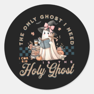 Adesivo O Único Fantasma Que Preciso É O Santo Hallowe Fan