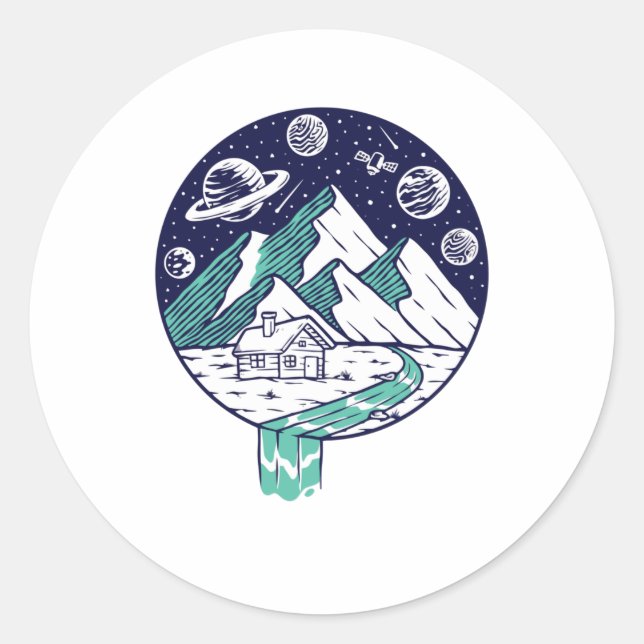 Adesivo O Universo (Frente)