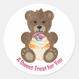 Adesivo O Urso do Cupcake