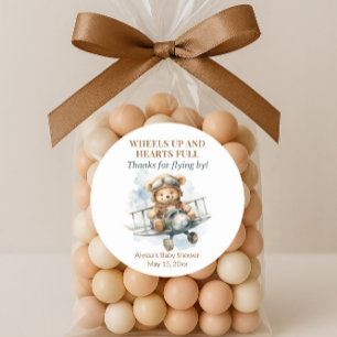 Adesivo O Urso Teddy Roda O Cheio Do Coração Para Cima