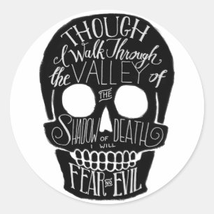 Adesivo O Vale da Sombra da Morte