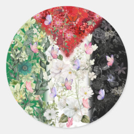 Adesivo O Vedante Mais Pobre Da Palestina Em Floral