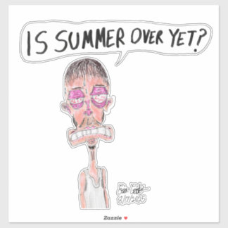 Adesivo O Verão Já Acabou? - Erica Crooks Comics