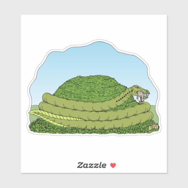 Adesivo O Verme Lambton (Folha)