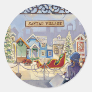 Adesivo O Villiage do papai noel de Trish Biddle