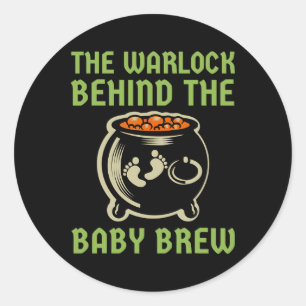 Adesivo O Warlock Por Trás Do Figurino De Halloween