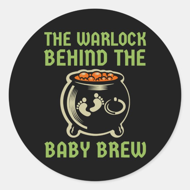 Adesivo O Warlock Por Trás Do Figurino De Halloween (Frente)