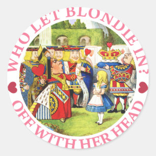 ADESIVO O WHO DEIXOU BLONDIE DENTRO? FORA COM DE SUA