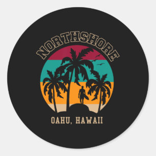 Adesivo Oahu Hawaii, do norte1