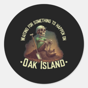 Adesivo Oak Island Treasure Hunando Skeleton Oak Island My