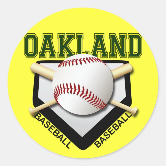 ADESIVO OAKLAND BASEBALL (Frente)