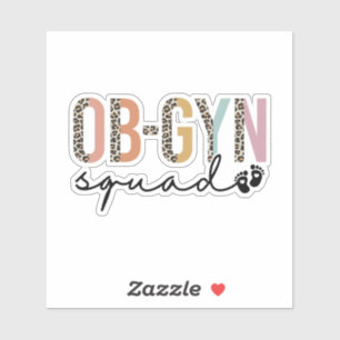 Adesivo Ob-Gyn Obstetrícia Gynecologista OB GYN Nurs