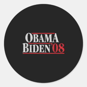 Adesivo Obama 08 Shirt - Campanha Retroativa Obama Biden