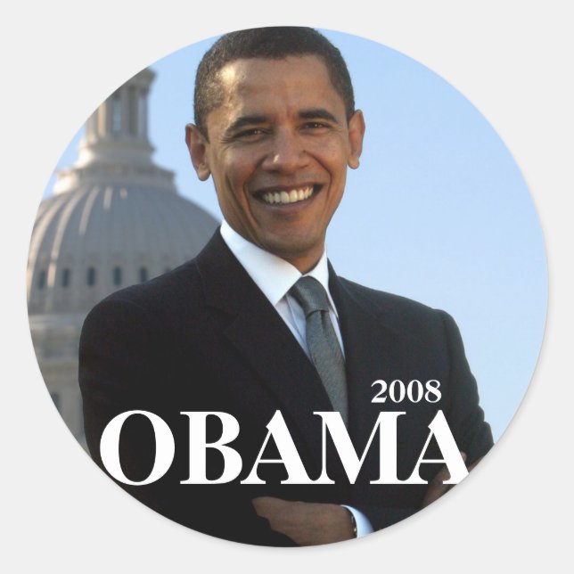 ADESIVO OBAMA, 2008 (Frente)
