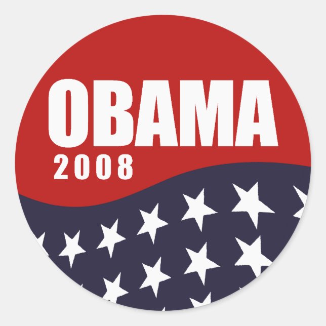 Adesivo Obama 2008 - T-shirt (Frente)
