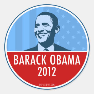 Adesivo Obama 2012