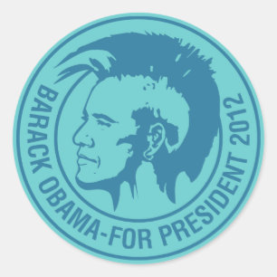 Adesivo Obama 2012
