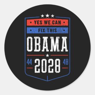 Adesivo Obama 2028 44 48 Premium