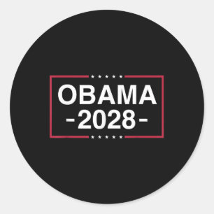 Adesivo Obama 2028 Obama Para O Presidente Americano Flag