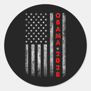 Adesivo Obama 2028 Vota Obama Para O Presidente 2028 Eua