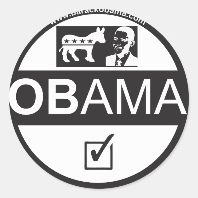 ADESIVO OBAMA 595 STICKER (Frente)
