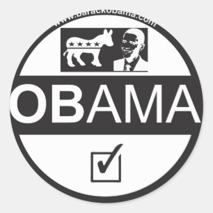 ADESIVO OBAMA 595 STICKER
