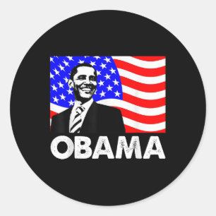 Adesivo Obama American Flag Us Presidente Americano Gift