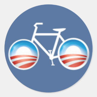 Adesivo Obama Bicicleta Sticker