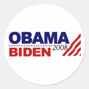 Adesivo Obama Biden 2008