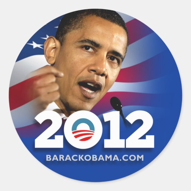 Adesivo Obama Biden 2012 (Frente)