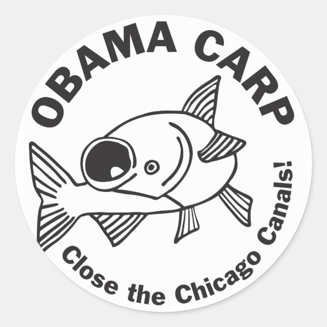 Adesivo Obama Carp (Frente)