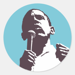 Adesivo Obama: Change Sticker