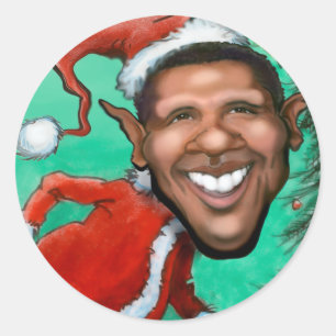 Adesivo Obama Christmas
