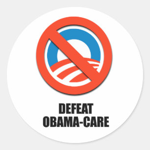 Adesivo Obama-cuidado da derrota