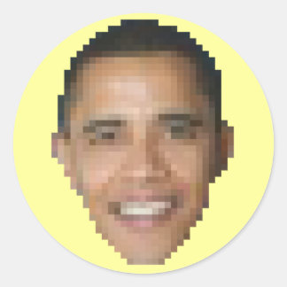 Adesivo Obama (de 8 bits)