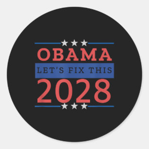 Adesivo Obama Deixa Corrigir Este 2028