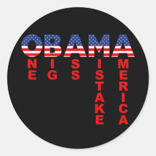 Adesivo Obama Erro 1