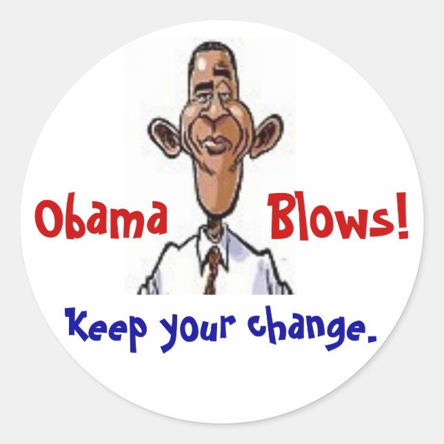 Adesivo Obama Explode! (Frente)
