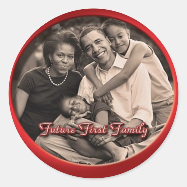 Adesivo Obama Family Stickers (Frente)