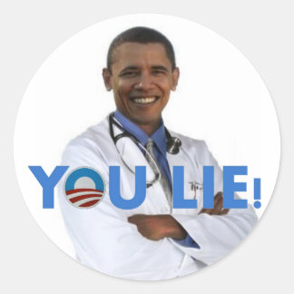 Adesivo Obama Health Care, você mente