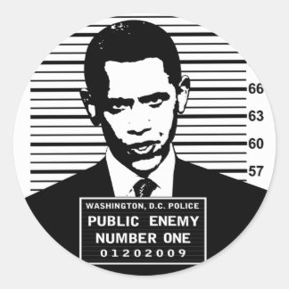 Adesivo Obama - Inimigo Público Número Um