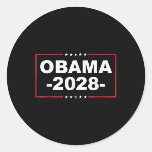 Adesivo Obama Para O Presidente 2028 Obama 2028 Patriótico