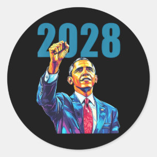 Adesivo Obama Para O Presidente 2028 Obama 48.º Presidente